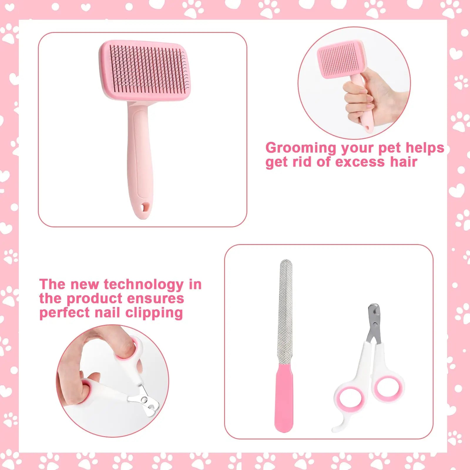 Pawlished 8-Piece Dog Grooming Set™