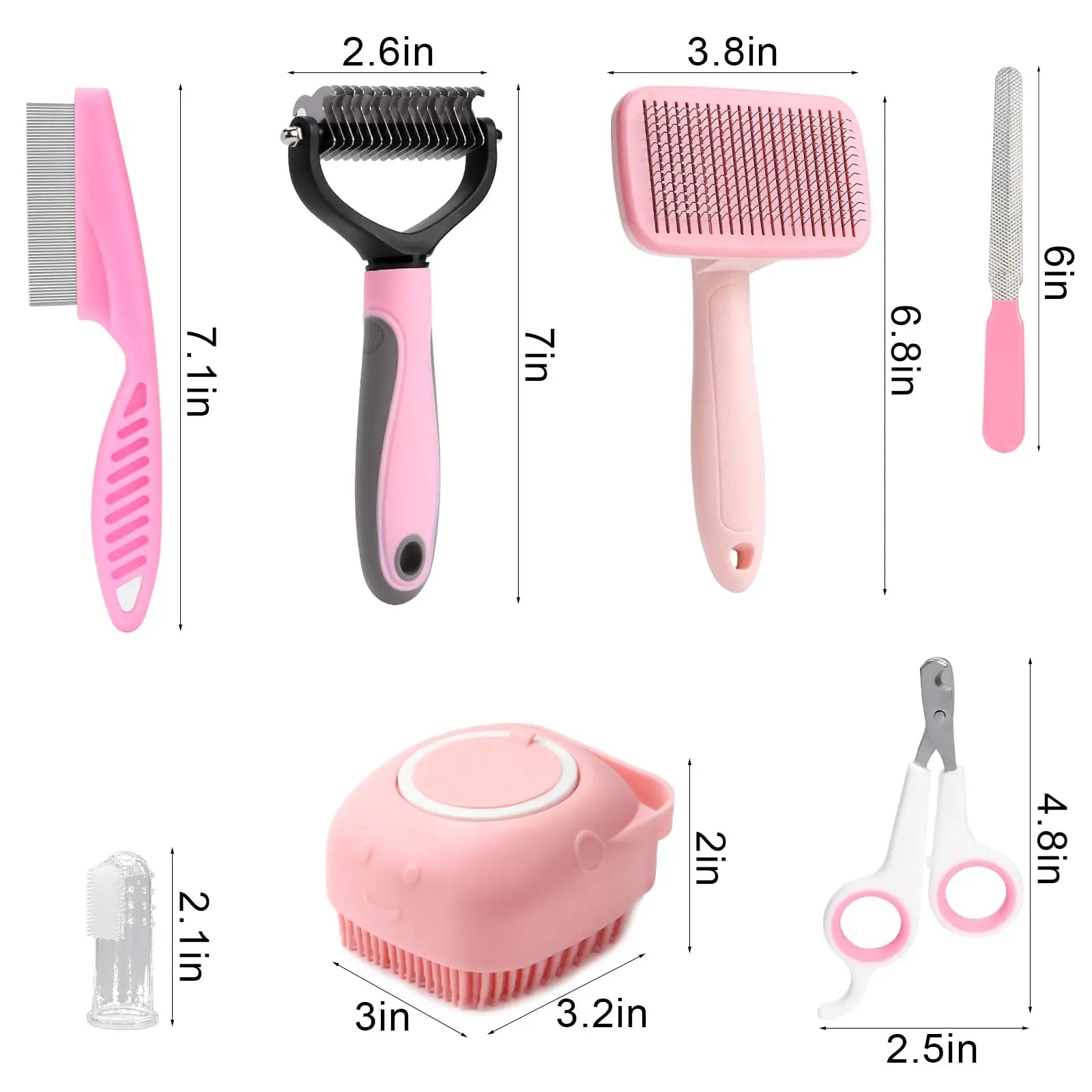 Pawlished 8-Piece Dog Grooming Set™
