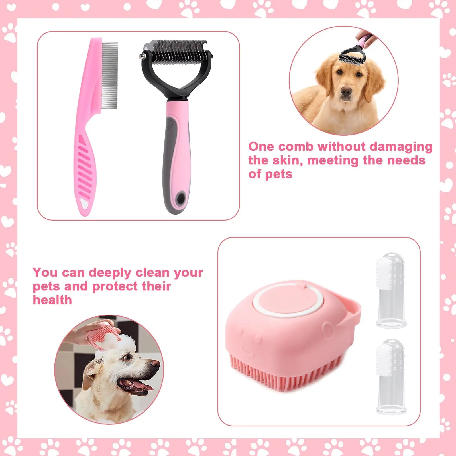 Pawlished 8-Piece Dog Grooming Set™