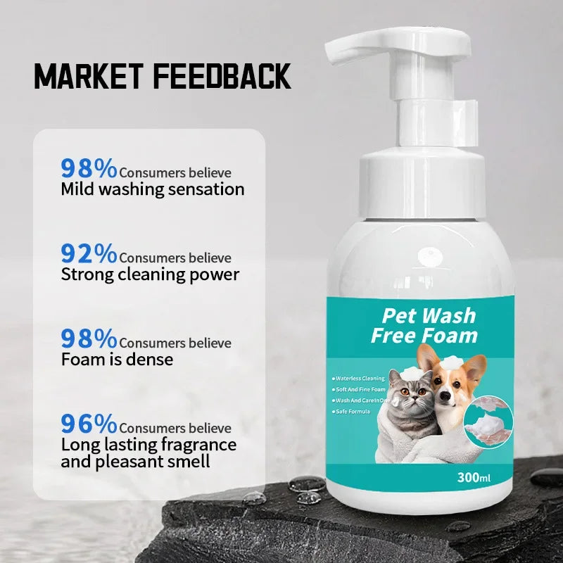 Pawlished Gentle Waterless Pet Shampoo Foam™