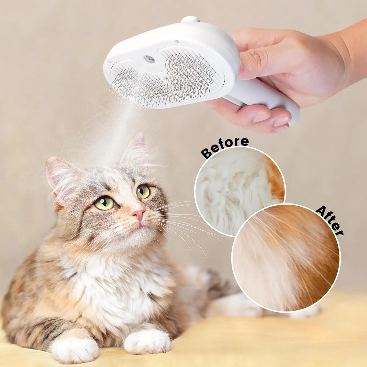 Pawlished Ultimate Pet Grooming Steam Comb™